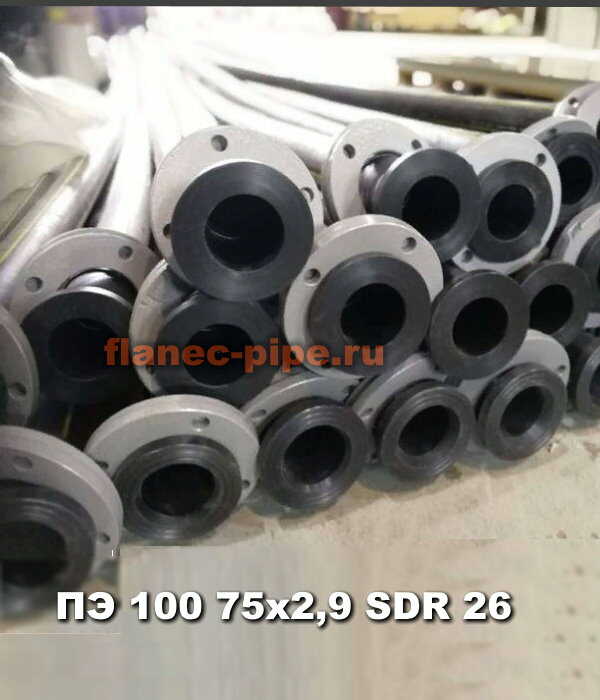 Труба ПЭ 100 75x2,9 мм SDR 26 в Иркутске